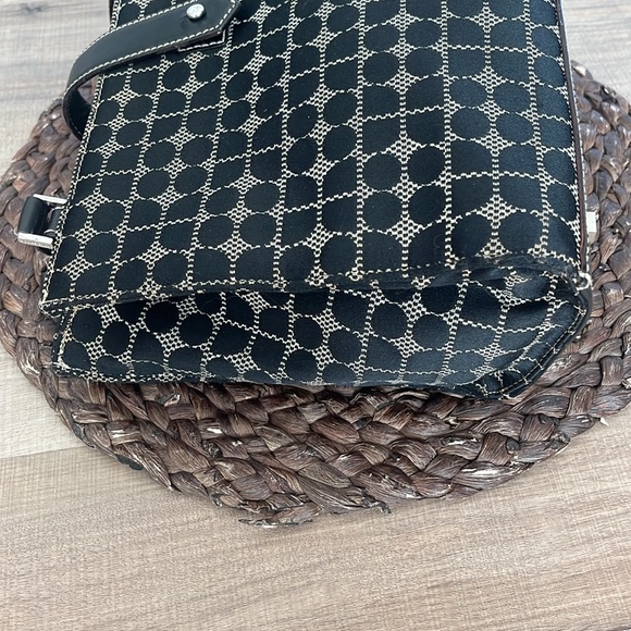 Kate Spade Black and Cream Dot Noel Sam Tote Shoulder Purse - Picture 6 of 8